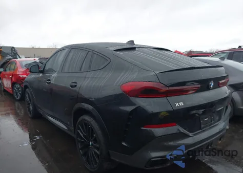 2022 BMW X6 M50I из США, поврежденный, VIN 5UXCY8C02N9K18796